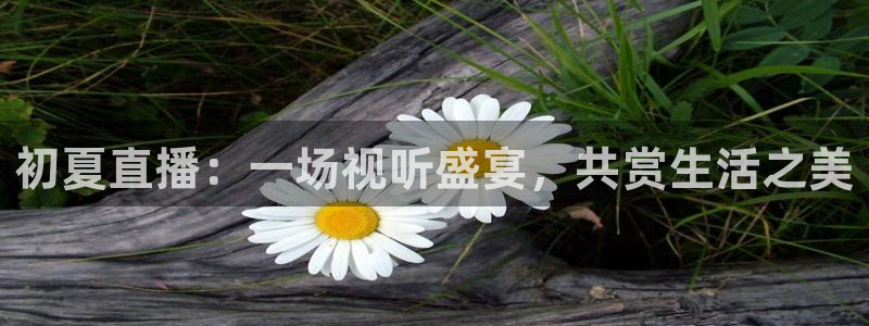 蜘蛛体育可可：初夏直播：一场视听盛宴，共赏生活之美